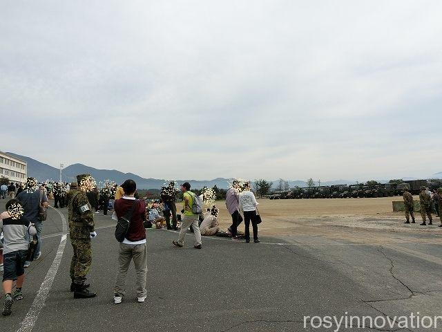 日本原自衛隊祭４　到着